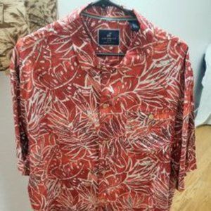 Caribbean Joe Aloha Silk Shirt